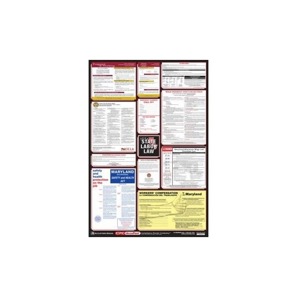 Accuform OSHA SAFETY POSTER COMBO STATE, PPG300MD PPG300MD - main